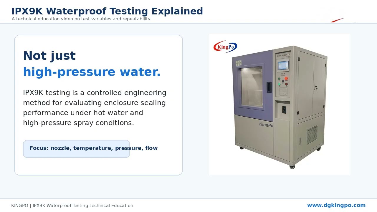 KINGPO IP Testing Equipment laboratory demonstration 5
