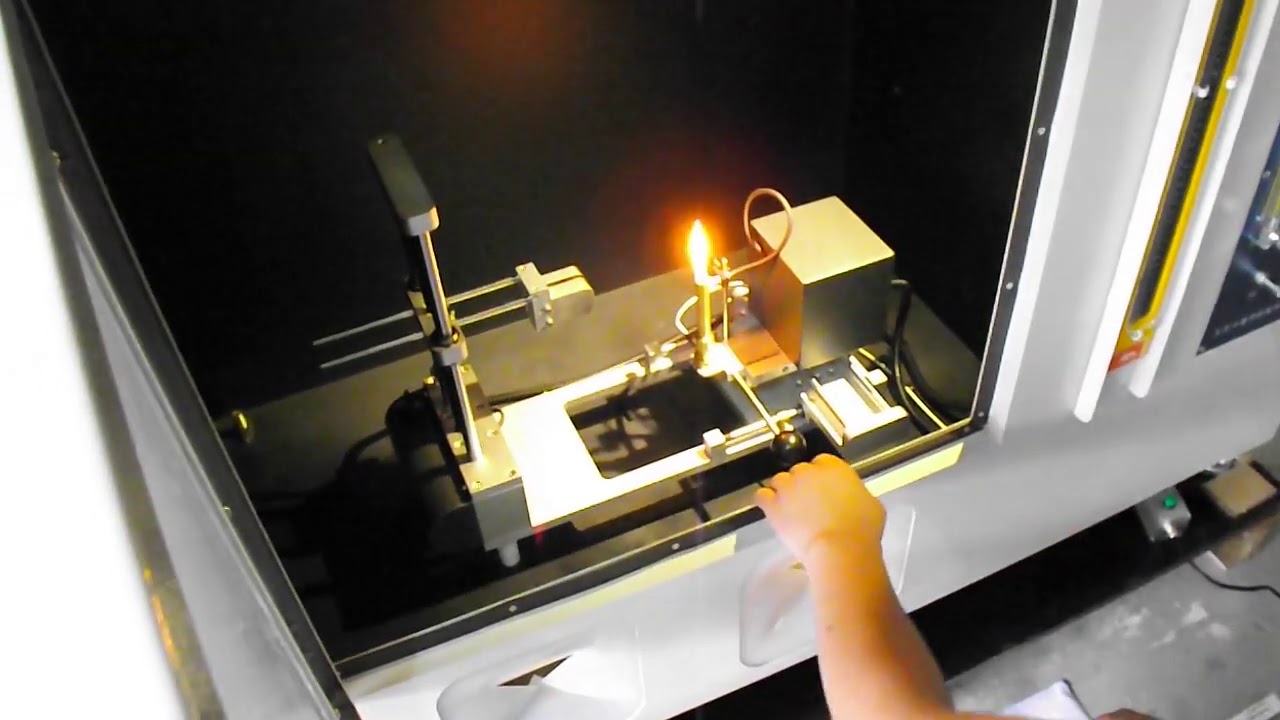 Flame Test Equipment Demonstration