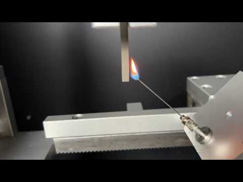 Needle-Flame Test Demonstration