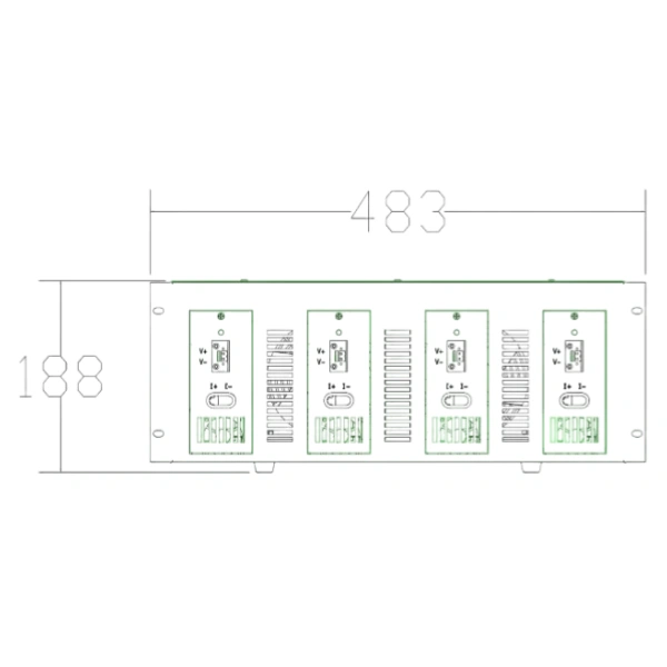 Testeur de capacité de batterie 10V 20A (4 canaux) haute précision et économe en énergie (type à rétroaction)