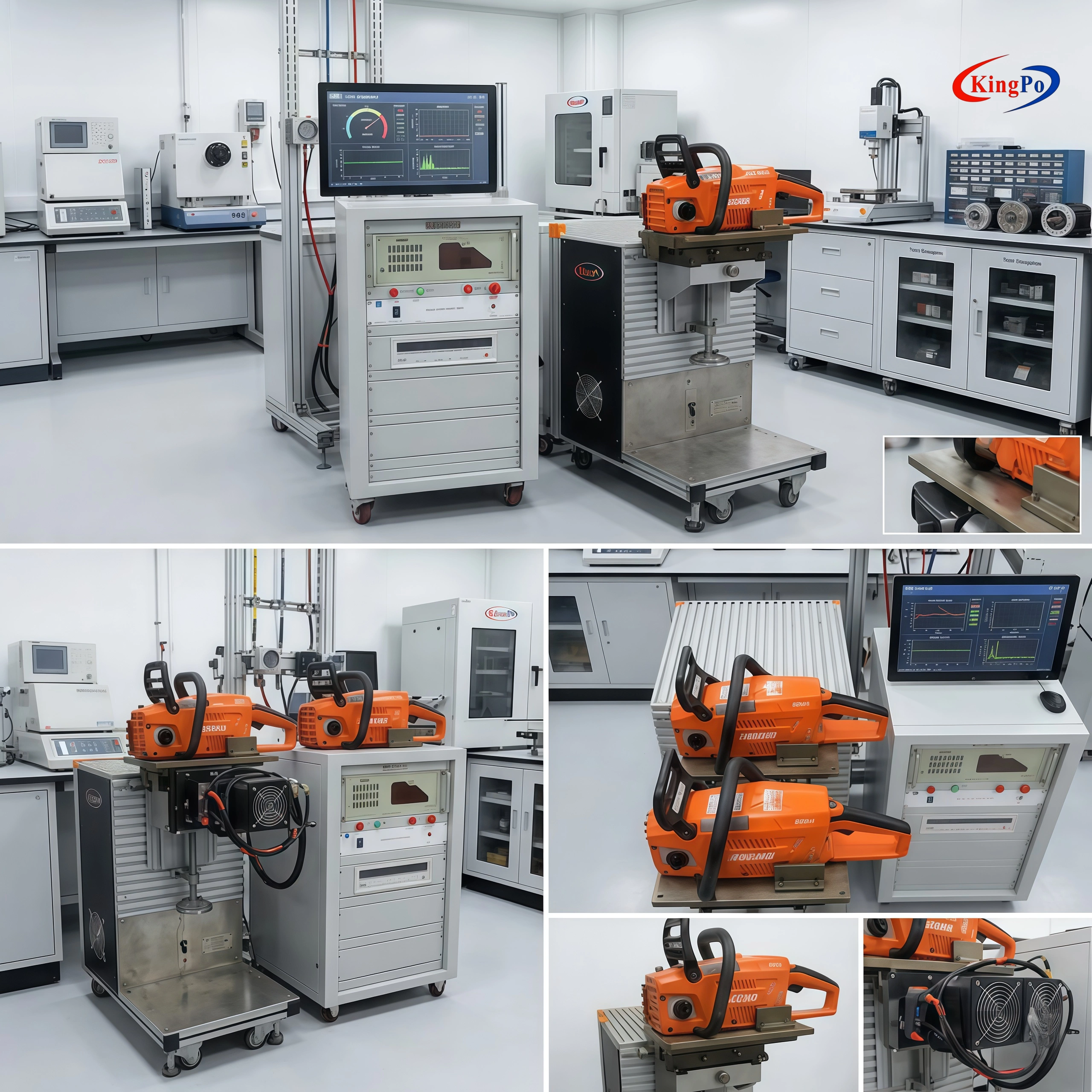 Electric Motor Test Stand โ KingPo Hysteresis Brake Module for Precise Torque Loading in Motor Endurance Testing