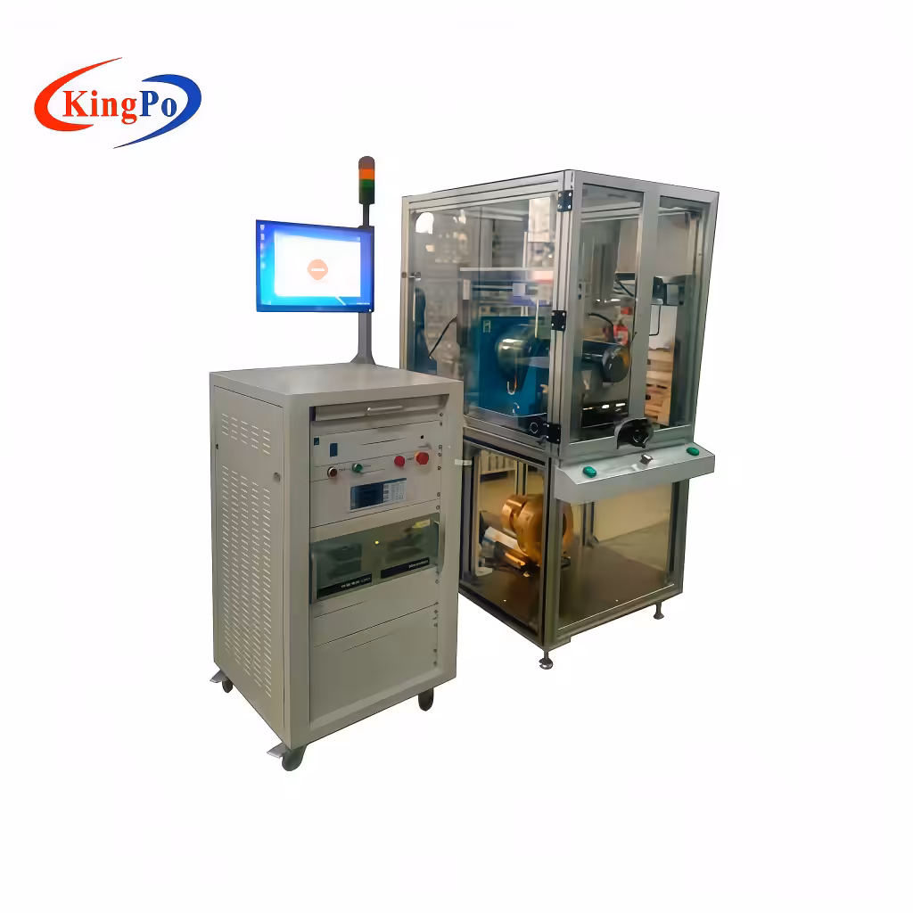 ECM Brushless Motor Test Bench CMT-1040ECM-HA – KingPo Low Noise DC Motor Testing System for Automated Production Line Validation