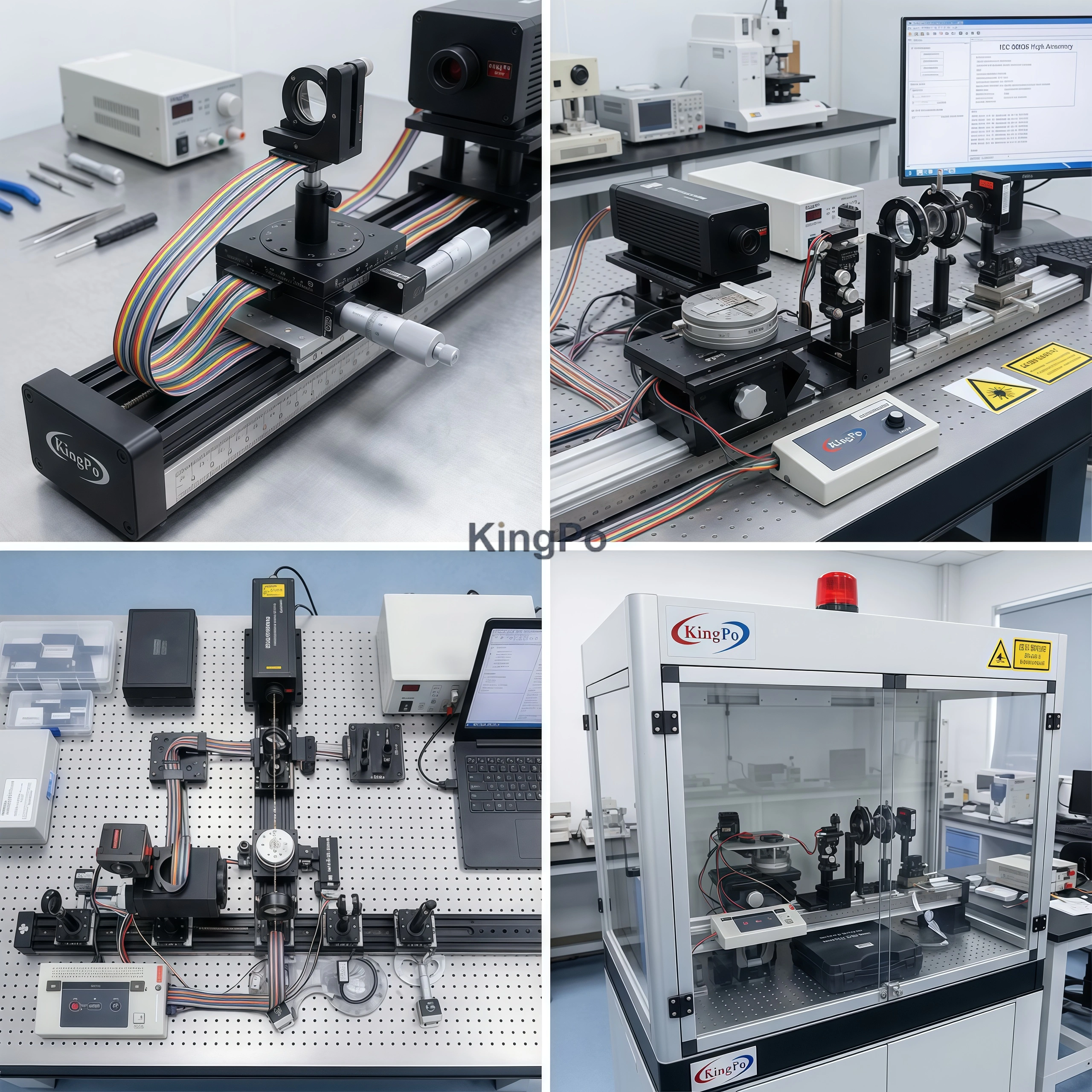 IEC 60825-1-2-12 Laser Testing Equipment โ KingPo High-Accuracy System with Centuari Power Meter, Beam Profiler, and Energy Probes for Precision Laser Performance and Safety Measurement