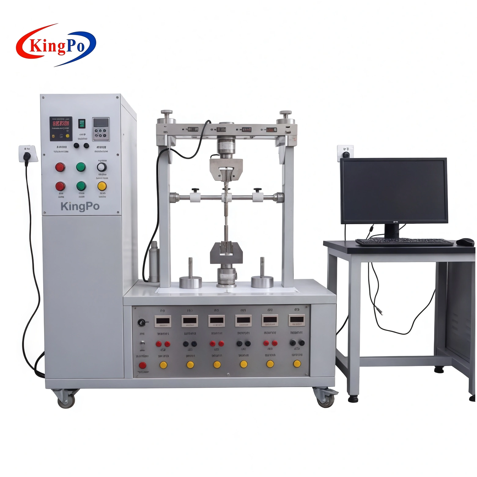IEC 60884-1 Power Cord Flex Test – KingPo 6-Station Apparatus for Cord Durability and Fault Detection