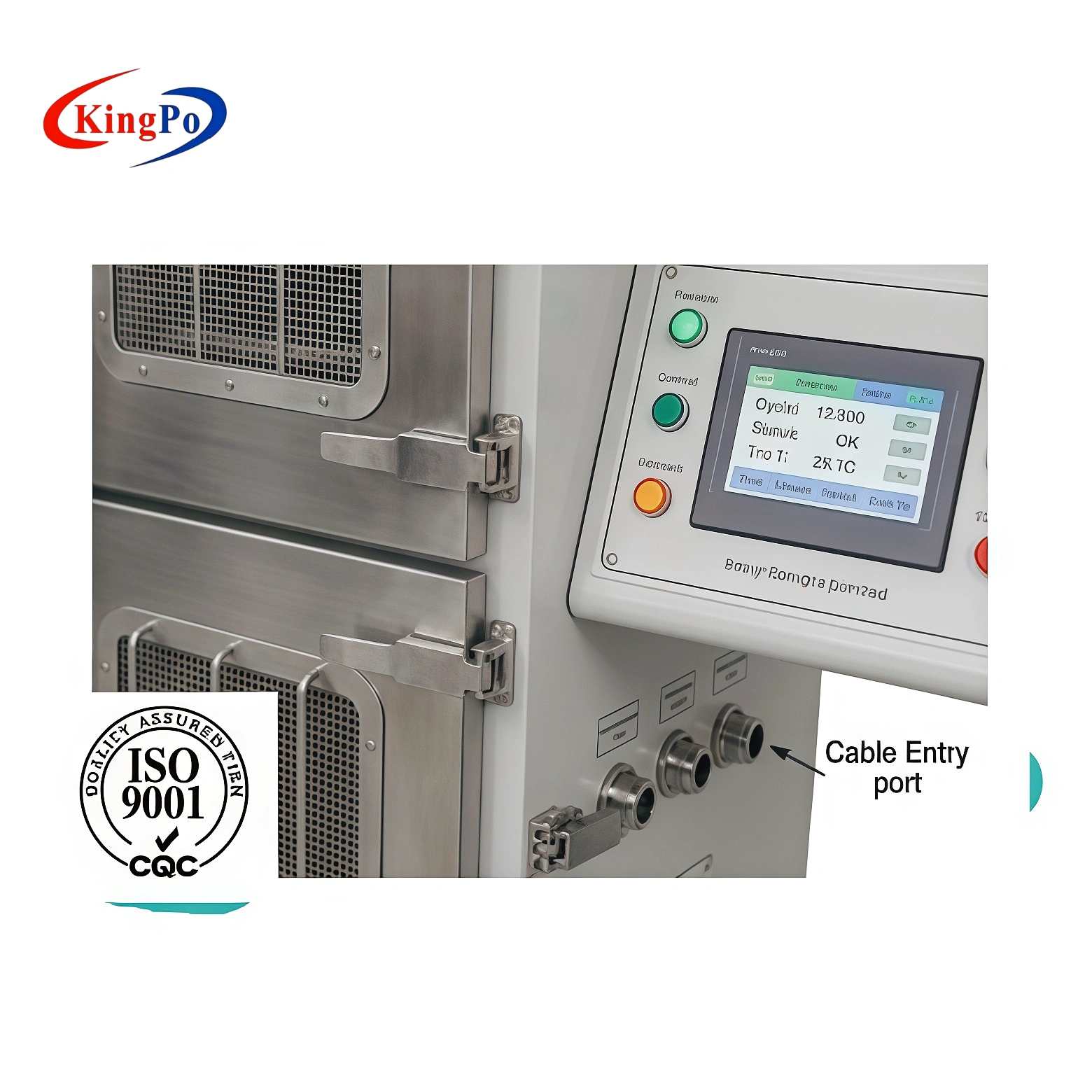 IEC 60896-21 Spark Tester Safety Interlock – KingPo Over-Current Protection and Emergency Stop for Safe 0.02 mJ Spark Testing on Lead-acid Starter Batteries