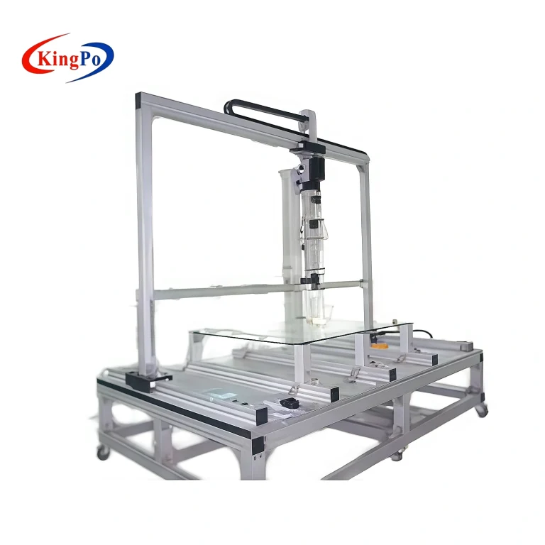 IEC 61646 Solar Panel Hail Impact Tester – KingPo Equipment with Infrared Speed Measurement System (±5% Accuracy, 0–40 m/s Range)