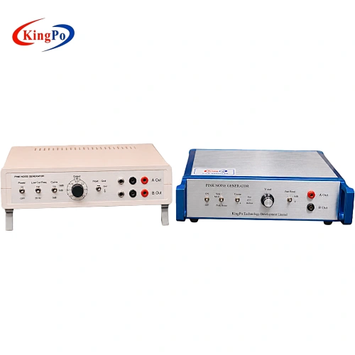 IEC 62368-1 Annex E pink noise generator Model 8280 product view with two enclosure styles