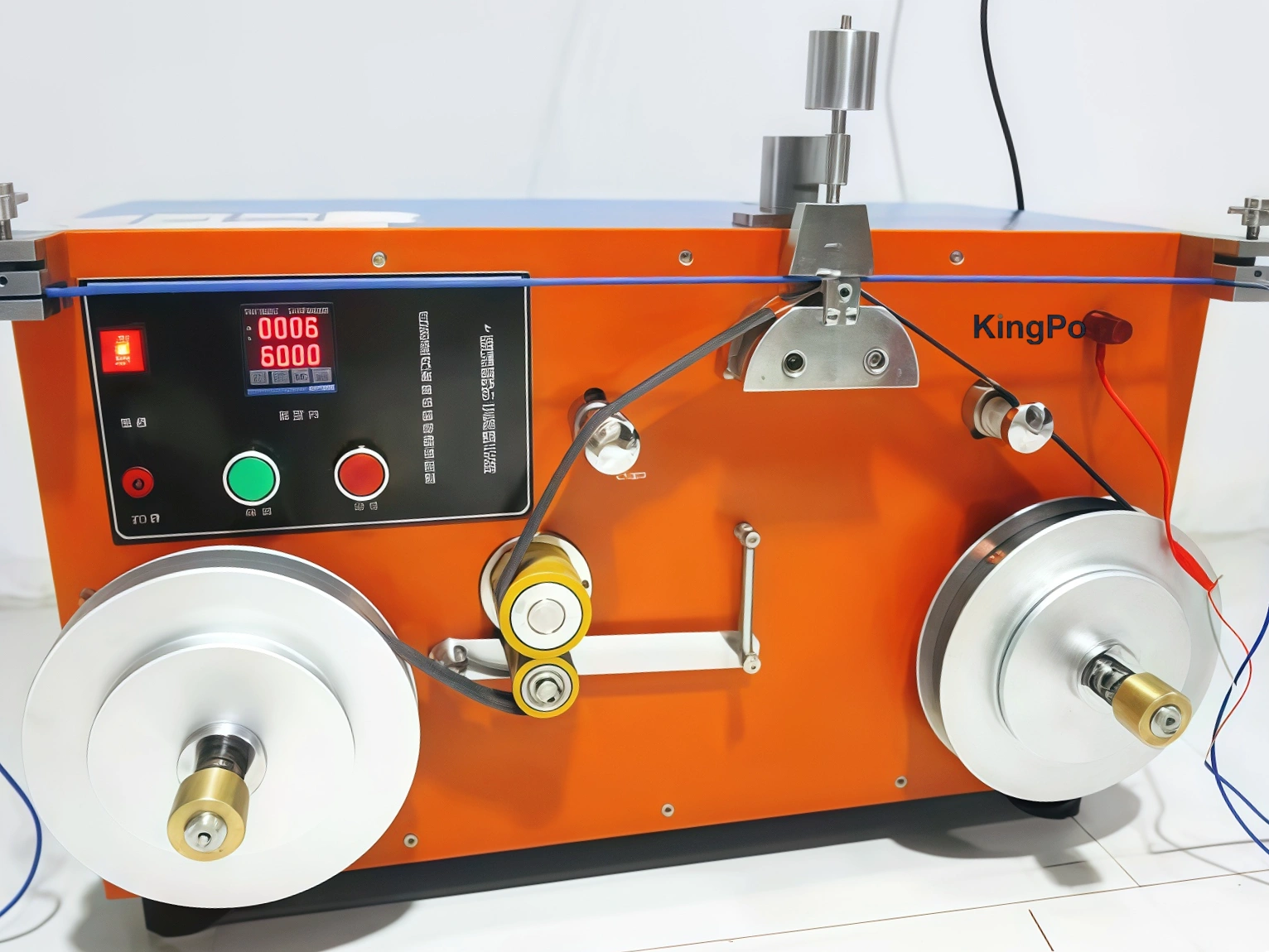 Sandpaper Abrasion Test Apparatus – KingPo 0–15 mm Wire Diameter Testing for Automotive Cables