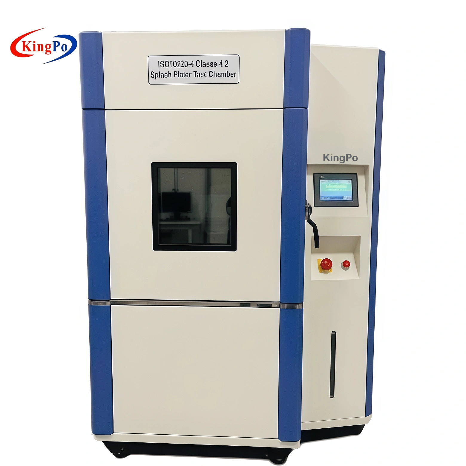 ISO16750-4 Water Splash Test Chamber – KingPo Robust Chamber with Turntable for Automotive Parts Thermal Shock Testing