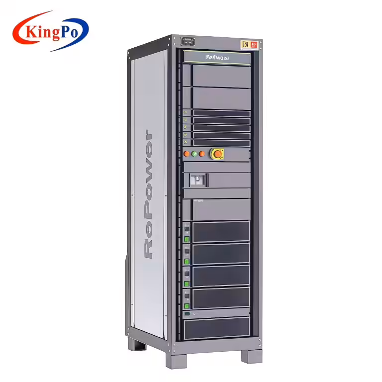 KingPo RCDS-100V100A Battery Charge and Discharge Testing Machine for Laboratory Use.