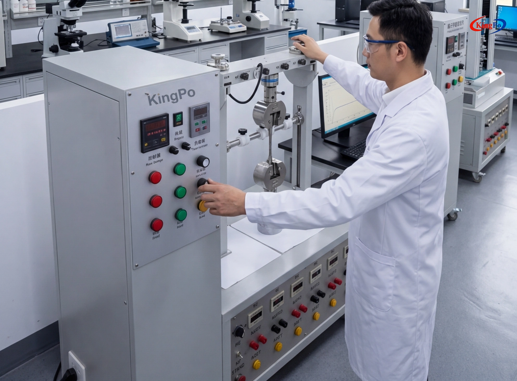 IEC 60884-1 Power Cord Flex Test – KingPo 6-Station Apparatus for Cord Durability and Fault Detection