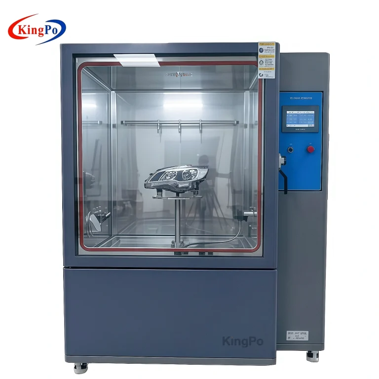 JIS D0203 Rain Spray Test Chamber – KingPo IP Testing Equipment with Precision Rain Test Spray Head for Automotive Parts