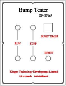Bump Test Machine , IT Test Equipment For Electronic Apparatus Testing , Max Load 100kg