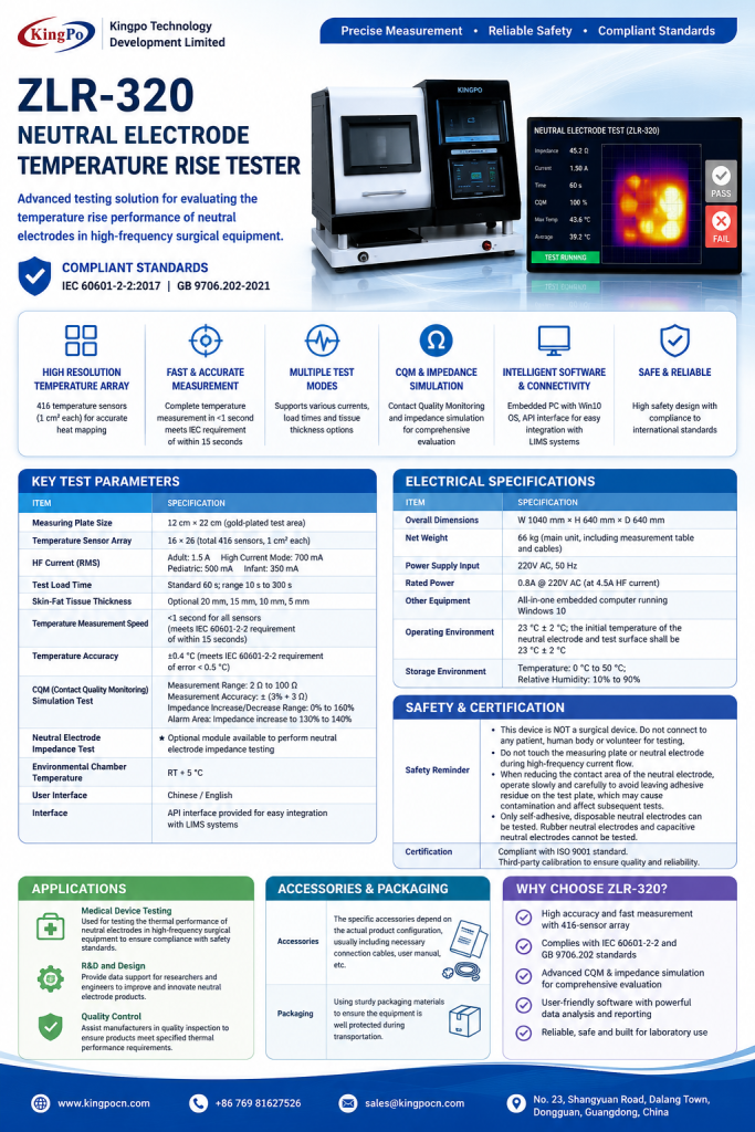 What Is the IEC 60601-2-2 Testing Device for Neutral Electrodes and Why Compliance Matters 1 Testing Device for Neutral Electrodes