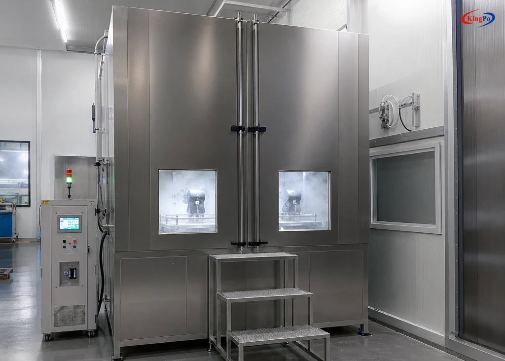 Dust Test Chamber Working in Laboratory – IP5X IP6X IEC 60529 Large Equipment Testing