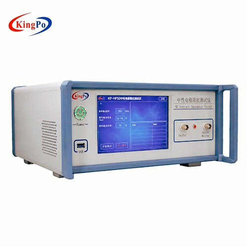 KingPo KP-HF50 neutral electrode contact impedance tester left-front perspective