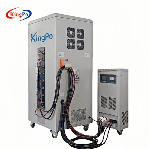 EIA-364-70 Connector Temperature Rise Test System – KingPo Programmable Dual-Range Current Source (5-1500A) with High Stability and Voltage Drop Monitoring