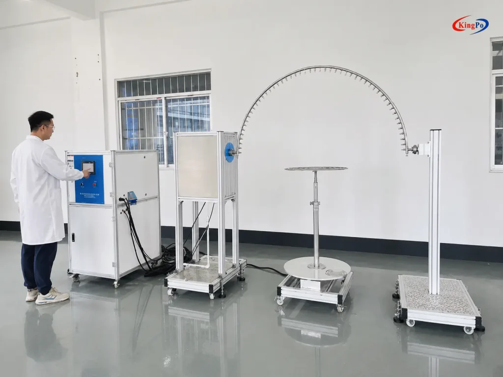 Laboratory Setup of IPX3 IPX4 Combined Rain Spray Test Chamber IEC 60529