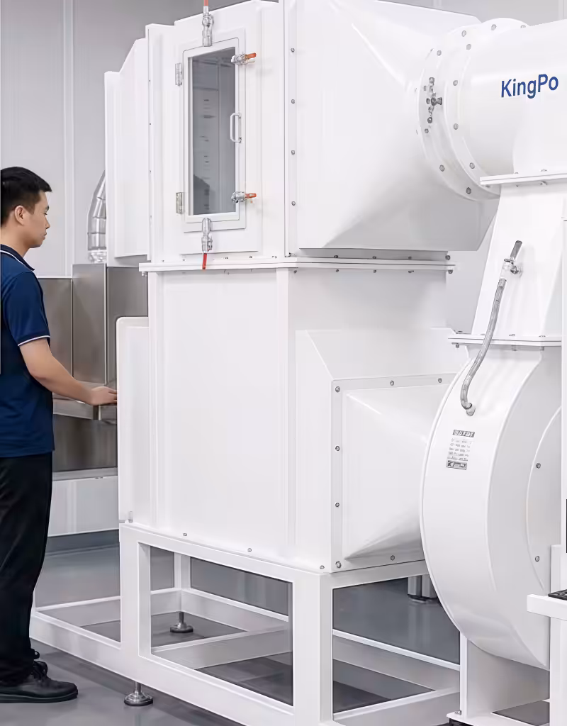 IEC 61591 Air Volume Testing System – Air Chamber with Multiple Nozzles and Flow Equalizing Orifice Plate for Precise Range Hood Airflow Measurement