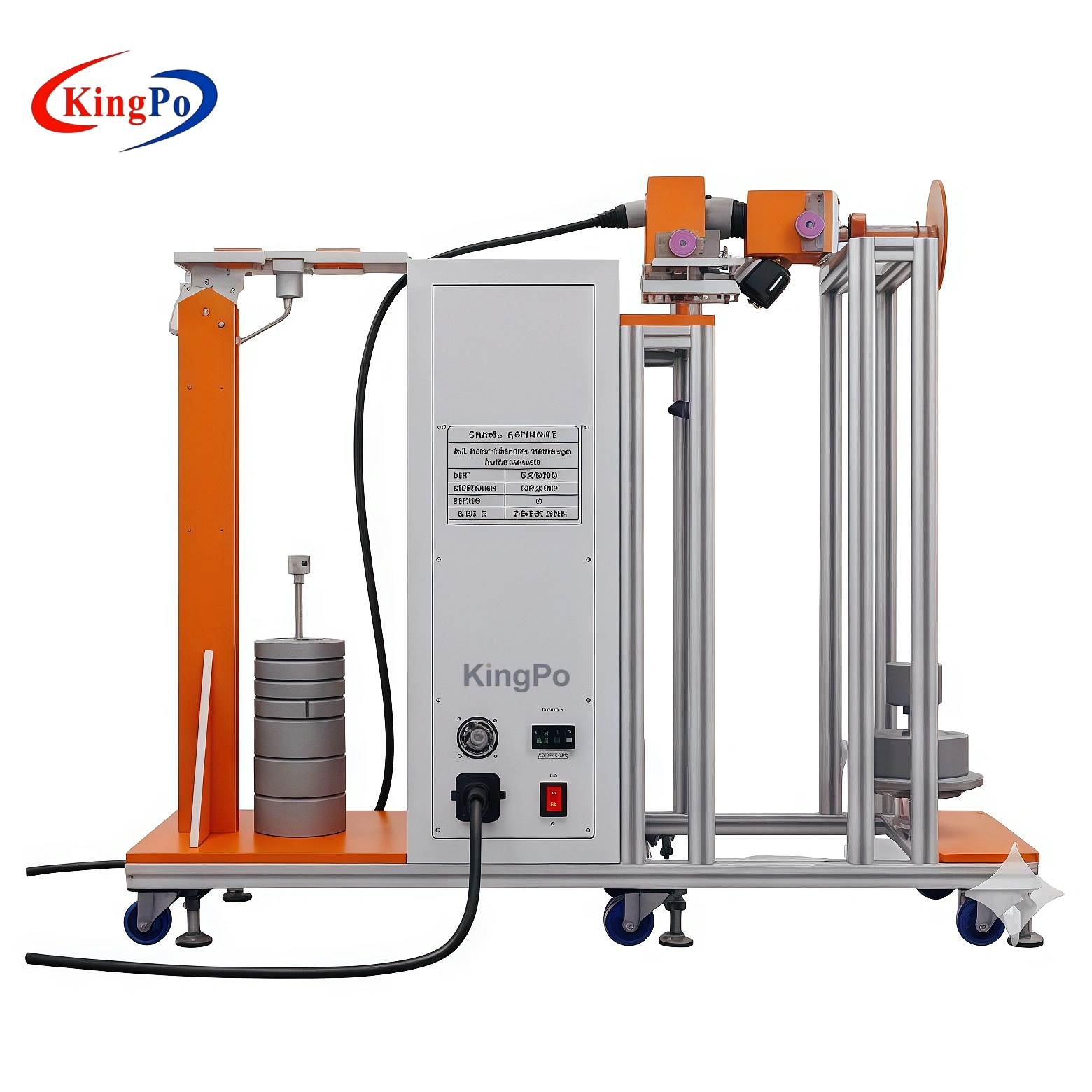 IEC 61851-23 EV Charger Cable Test Equipment – KingPo Electric Drive System Applying 160N–500N Pull Force on EV Charging Cable Assemblies