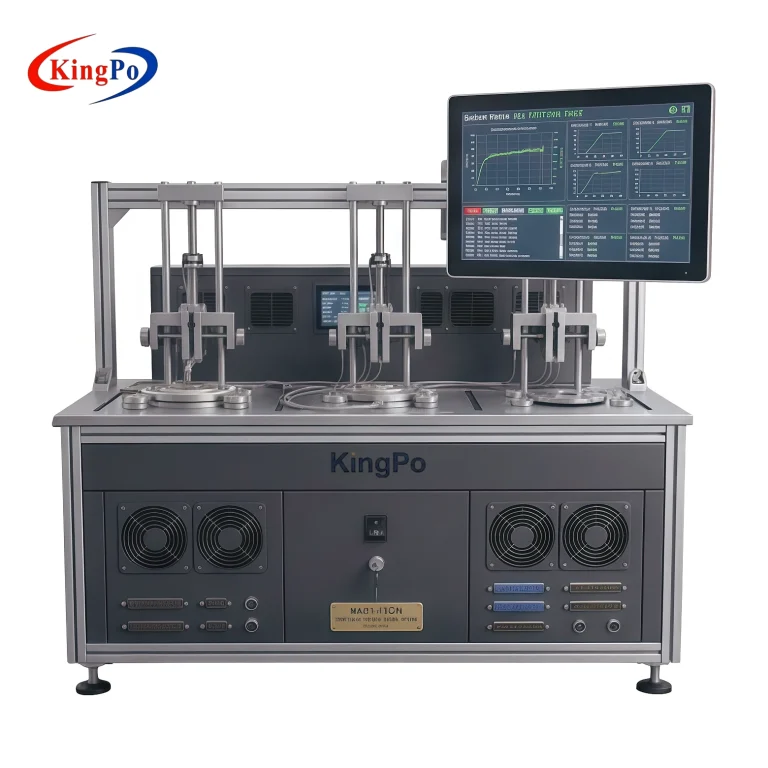 IEC 62196-1 Screw Terminal Strength Tester Control Panel – KingPo Button Operation with Programmable Cycles and Alarm