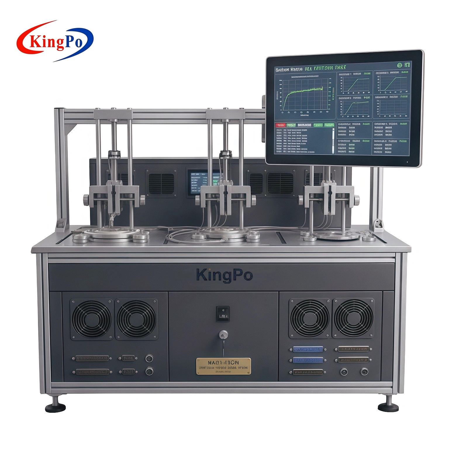 IEC 62196-1 Screw Terminal Strength Tester Control Panel – KingPo Button Operation with Programmable Cycles and Alarm