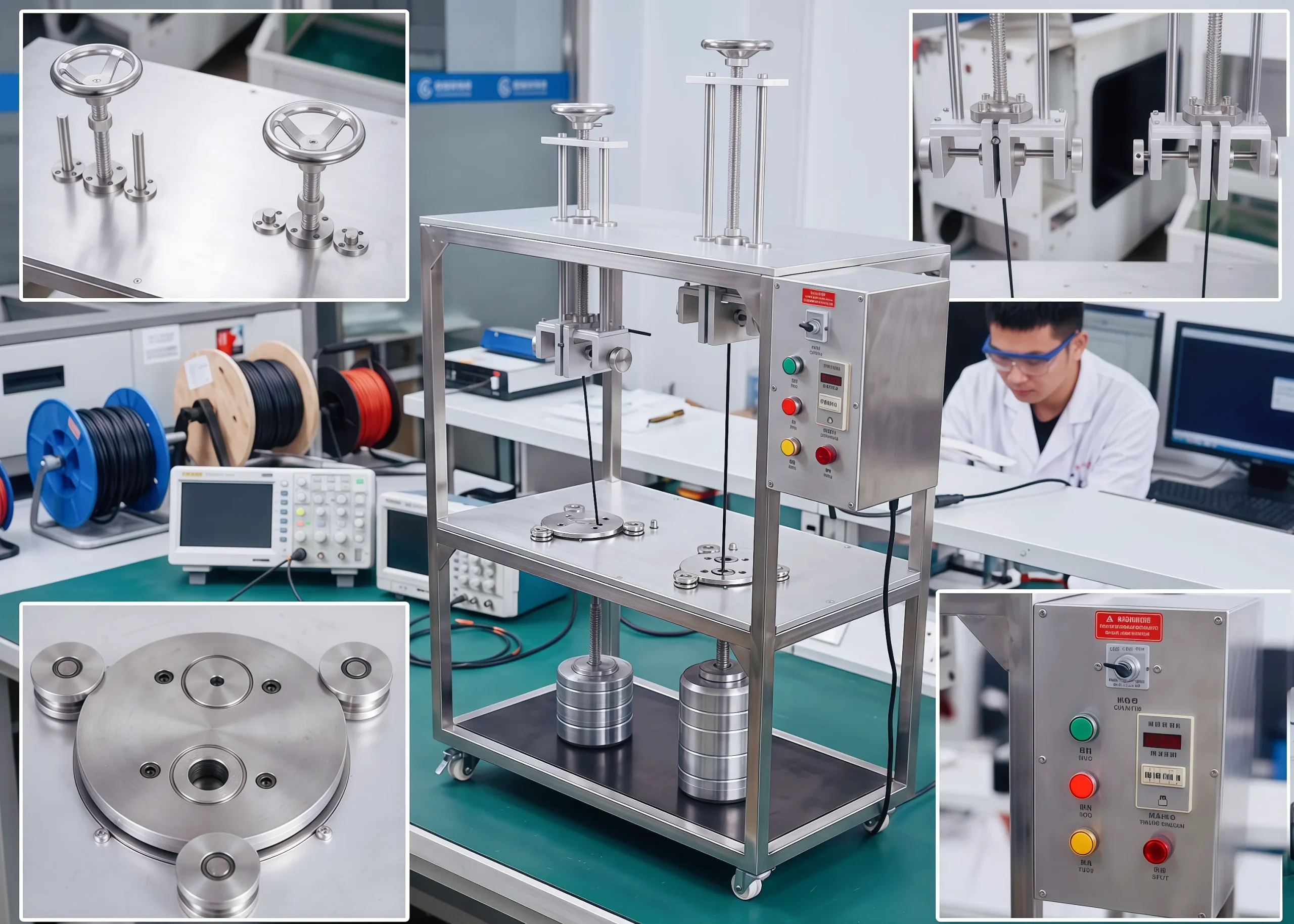 IEC 62196-1 Screw Terminal Strength Tester โ KingPo Mechanical Durability Test Equipment Overall View