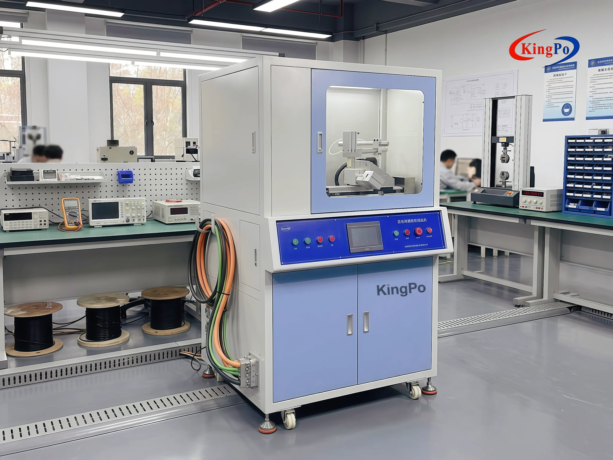 IEC 62196-1 Screw Terminal Tester – KingPo Precision Machine for Screw Terminal Strength and Durability Testing per Figure 12