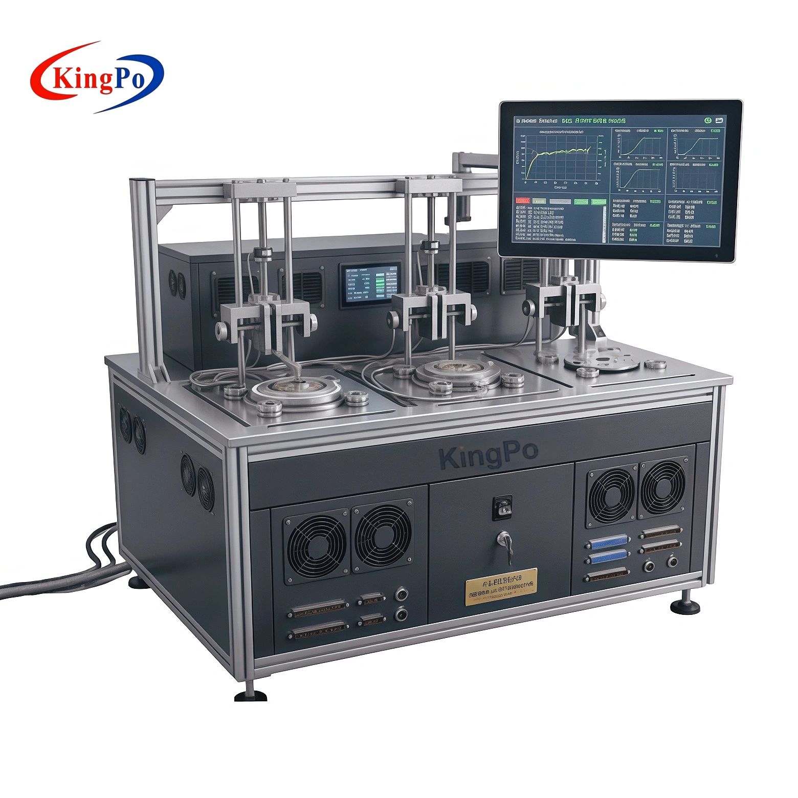IEC 62196-1 Screw Terminal Strength Tester โ KingPo Rotating Weight System Applying 0.4โ70.3 kg Load on Clamping Terminals