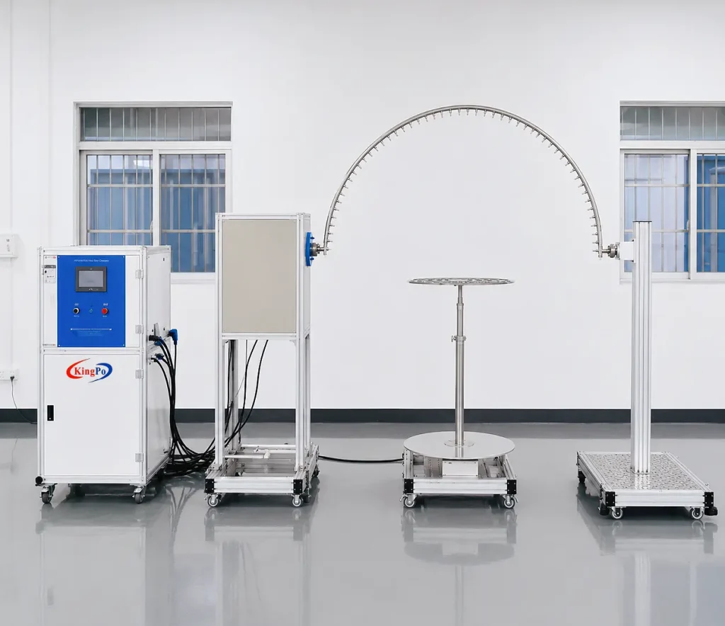 IPX3 IPX4 Rain Spray Test Chamber Overall View – IEC 60529 Oscillating Tube Tester