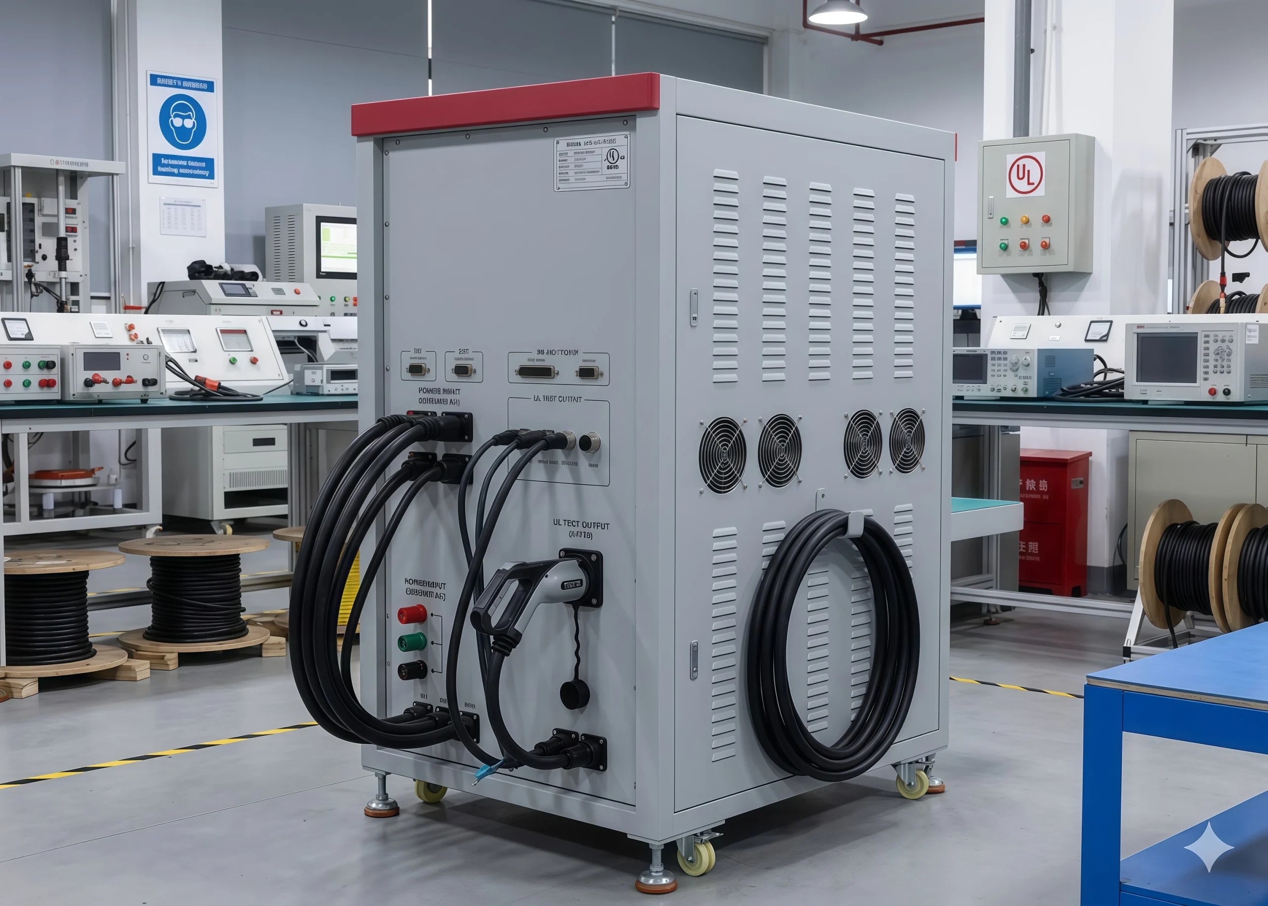 UL EV Charger Test System – KingPo Dielectric Withstand and Insulation Resistance Testing for AC EV Charging Plugs per GB/EU/UL Standards
