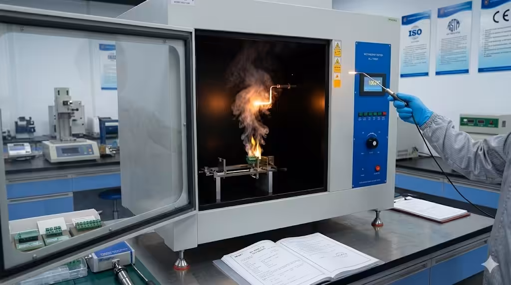 Comprehensive Industry Guide: Mastering the Glow Wire Test (GWT) for Electrical Component Safety and Compliance 3 KingPo Glow Wire Tester - ±1°C Precision for Compliant Lab Data
