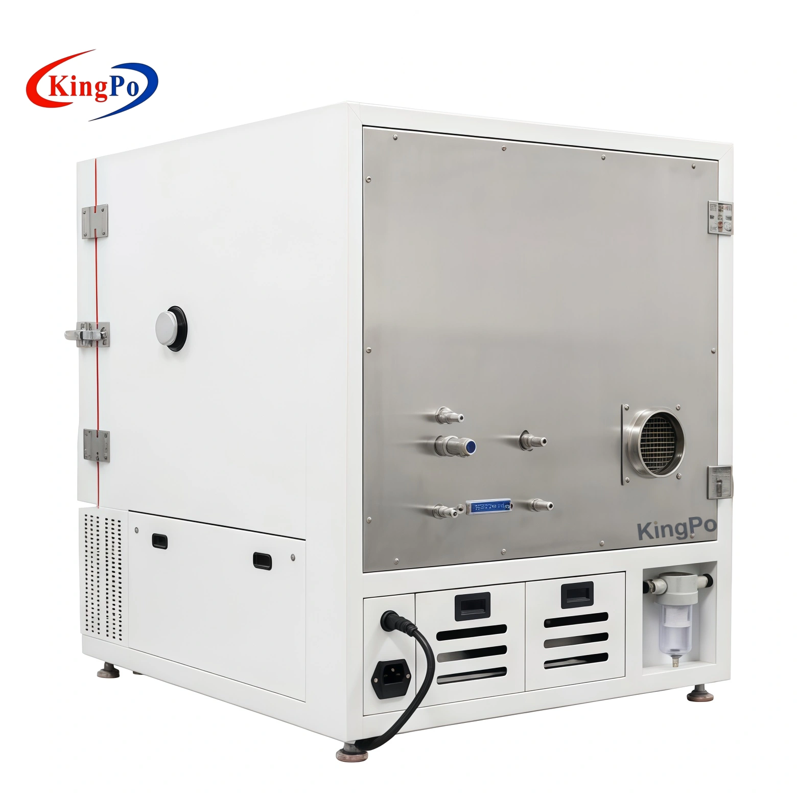 VOC Pretreatment Chamber Control Panel โ KingPo 7-inch Color Touchscreen with Real-Time Temperature, Humidity and Air Flow Monitoring