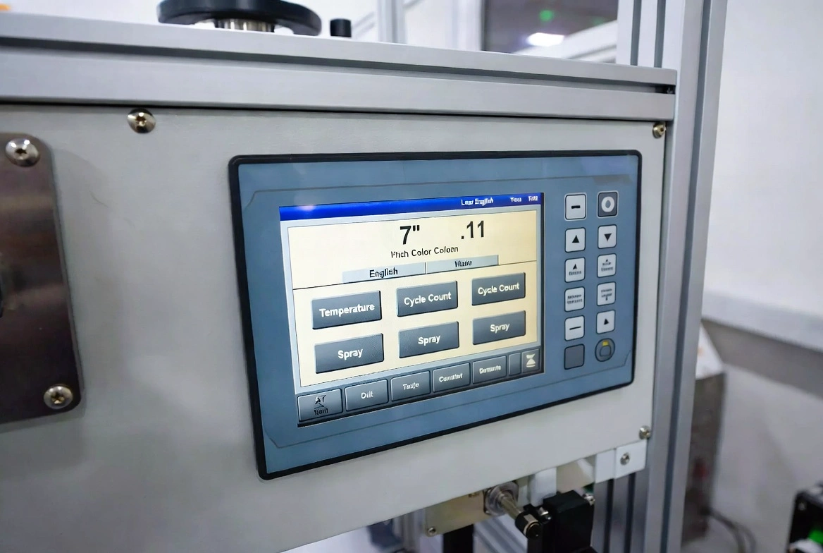 LV 124 K-12 ice water splash thermal shock test in progress – simulating real-world puddle exposure for automotive parts.
