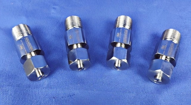 The Water Spray Test Chamber nozzles