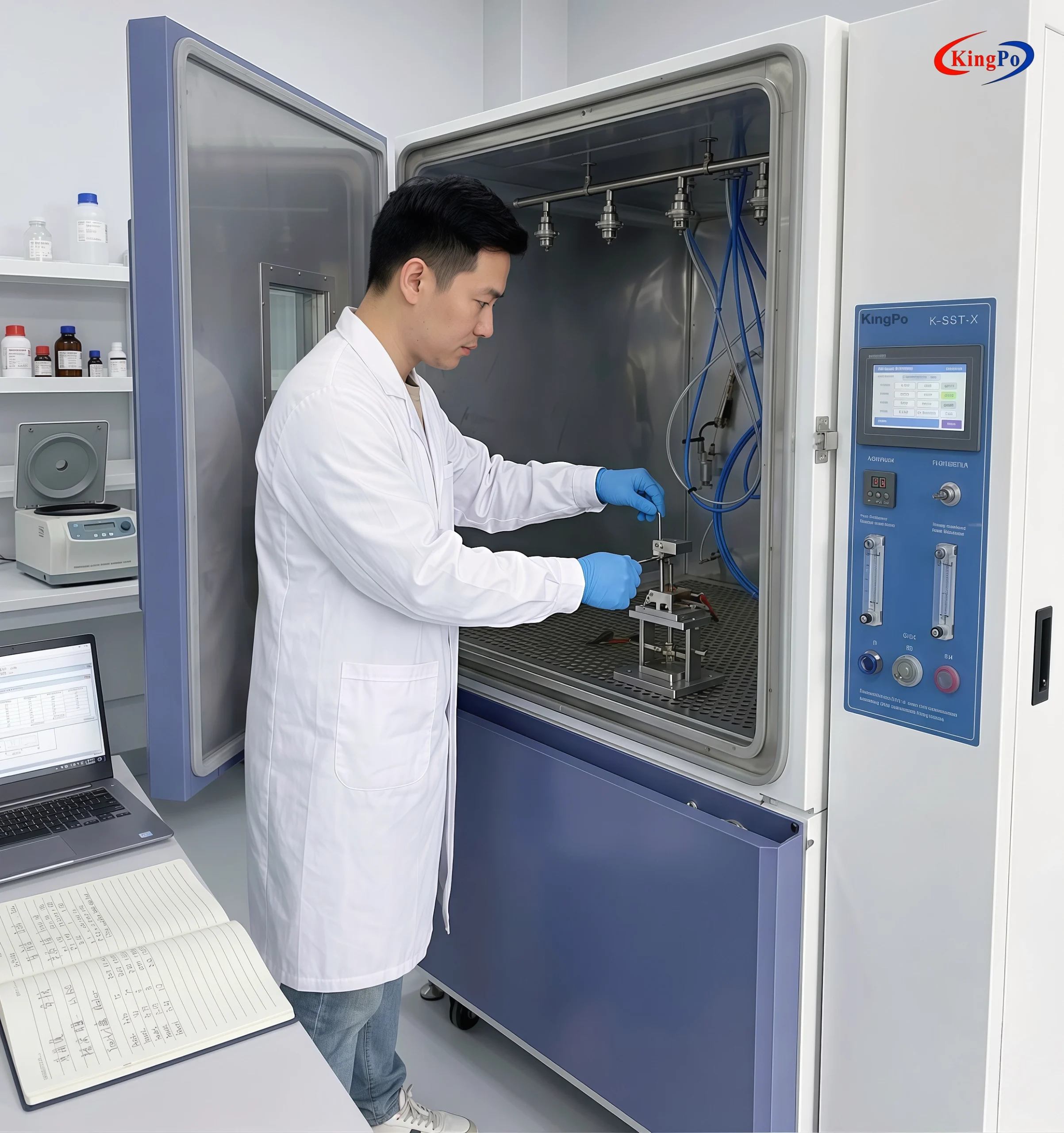 Sand and Dust Test Chamber – KingPo Testing Automotive Components for Dust Ingress Protection per IEC60529 and IEC60068-2-68