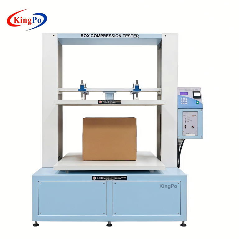 Box Compression Tester – KingPo ISO 12048 Carton and Package Compression Test Machine