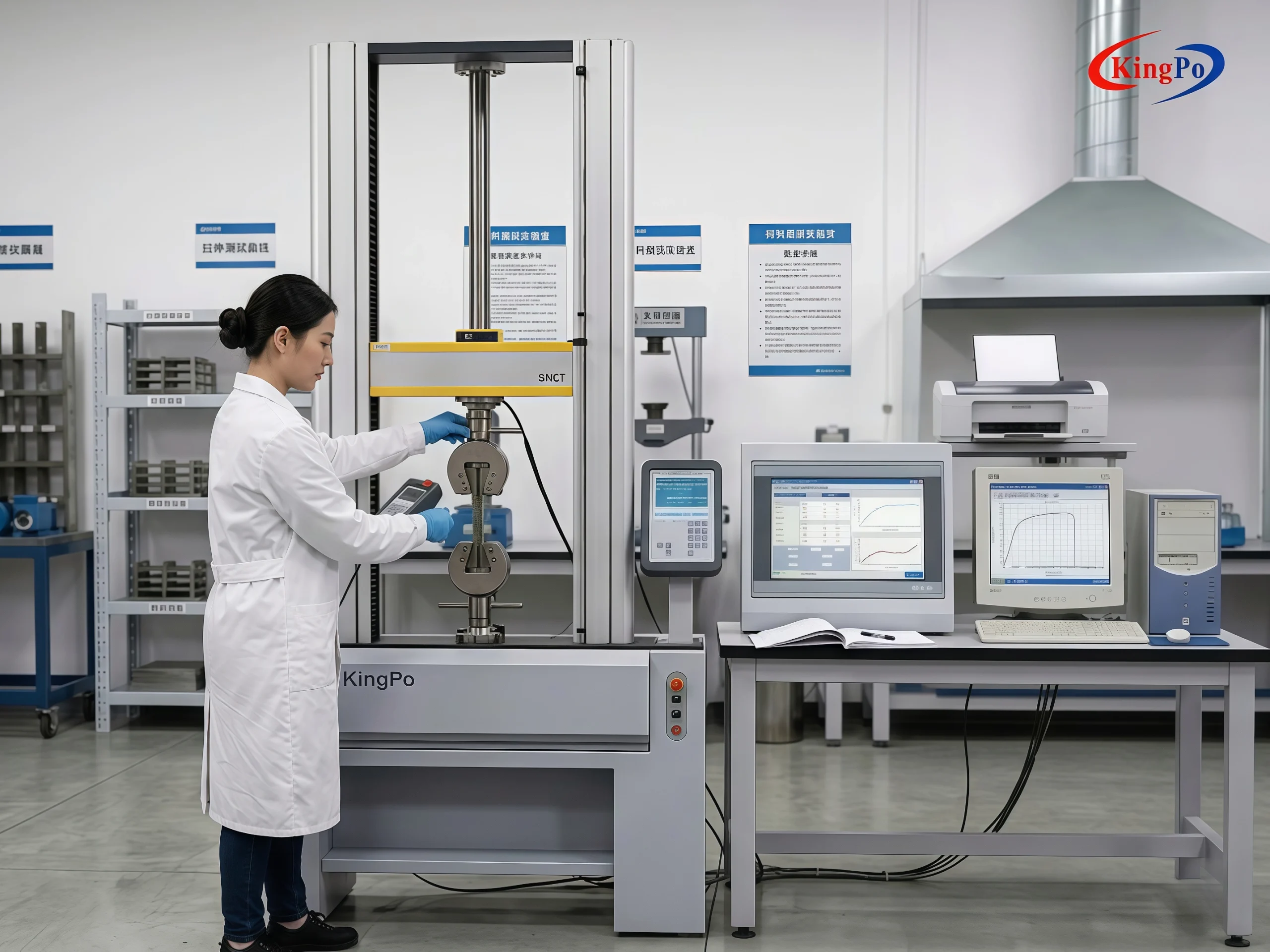 Tensile Strength Test Machines – KingPo Large Deformation Measurement Device for Flexible Materials