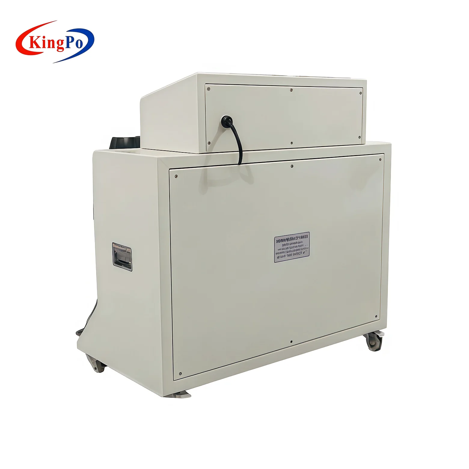 Hinge Endurance Tester โ KingPo Test Door Fixture with Concealed Hinge Sample Installed