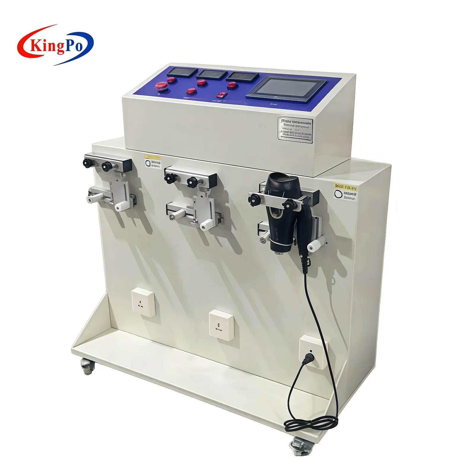 Hinge Endurance Tester โ KingPo Servo Motor Drive System for Automatic Door Open-Close Motion