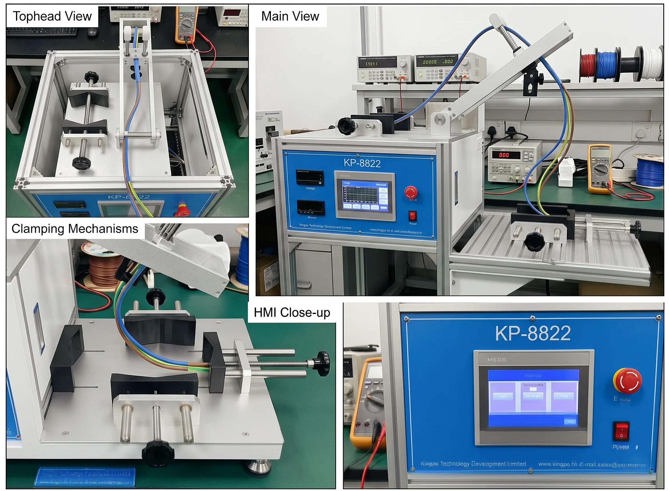 IEC 60335-1 Internal Wiring Flexing Tester – KingPo Flexing Resistance Test Equipment Overall View