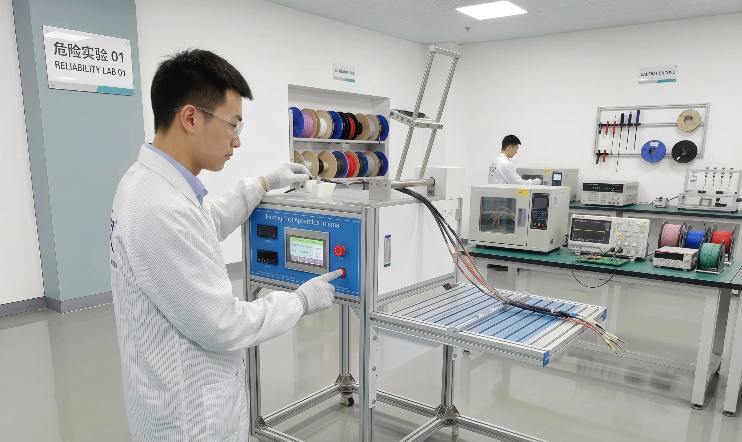 IEC 60335-1 Internal Wiring Flexing Tester – KingPo Power Cord Flexing Resistance Test Equipment for Household Appliances