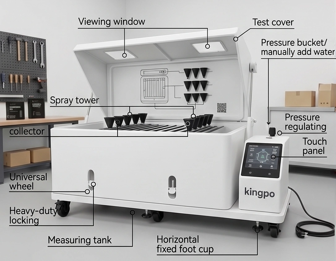 IEC 62196-1:2022 Air Saturated Test Chamber – KingPo Application in EV Charging Connector Lab