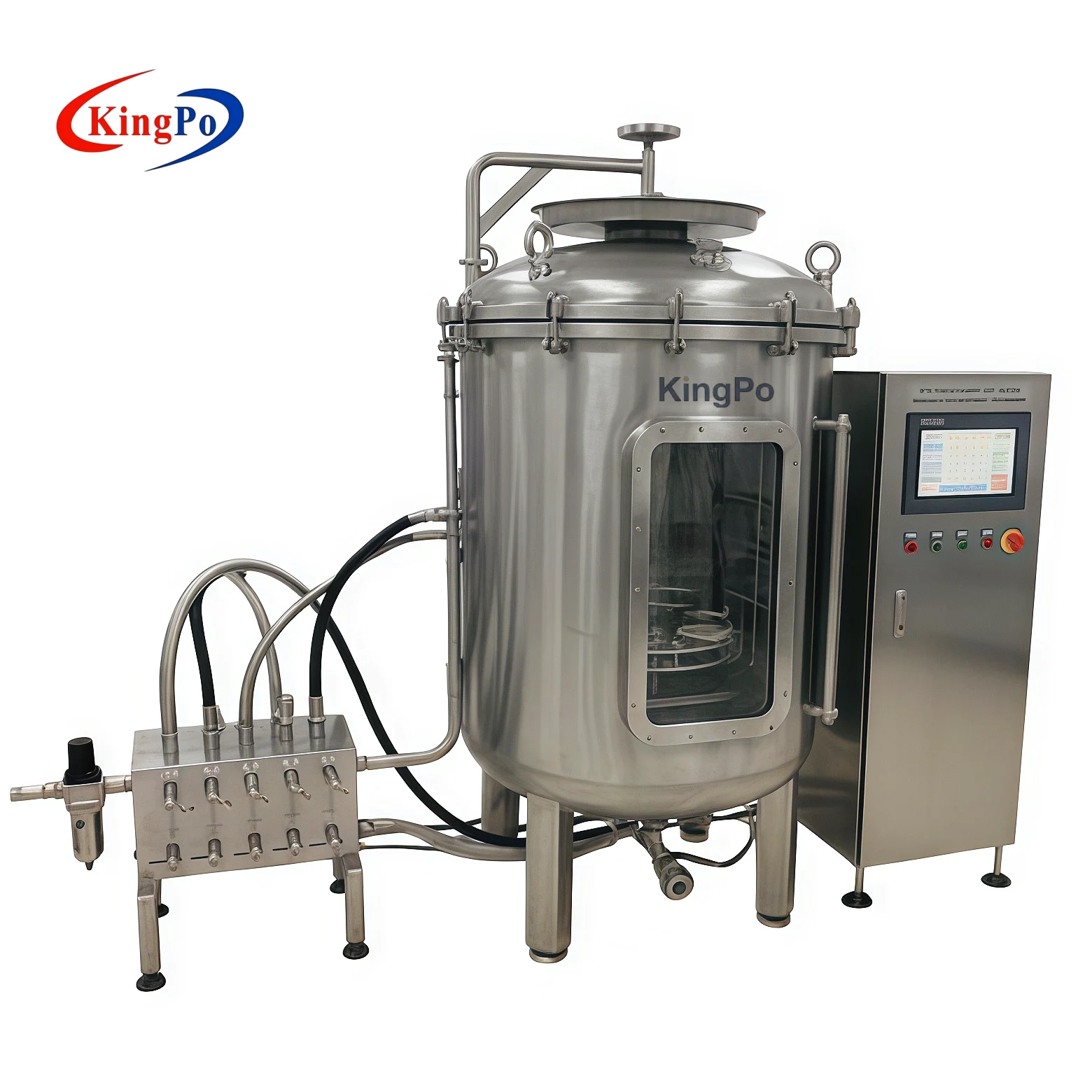 IPX7 8 water immersion test Internal Pressure Tank โ KingPo 304 Stainless Steel Tank with Hanging Basket for IPX7/IPX8 Testing per IEC 60529