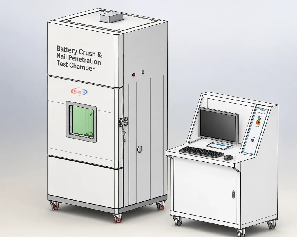 Battery Crush and Needle Penetration Tester