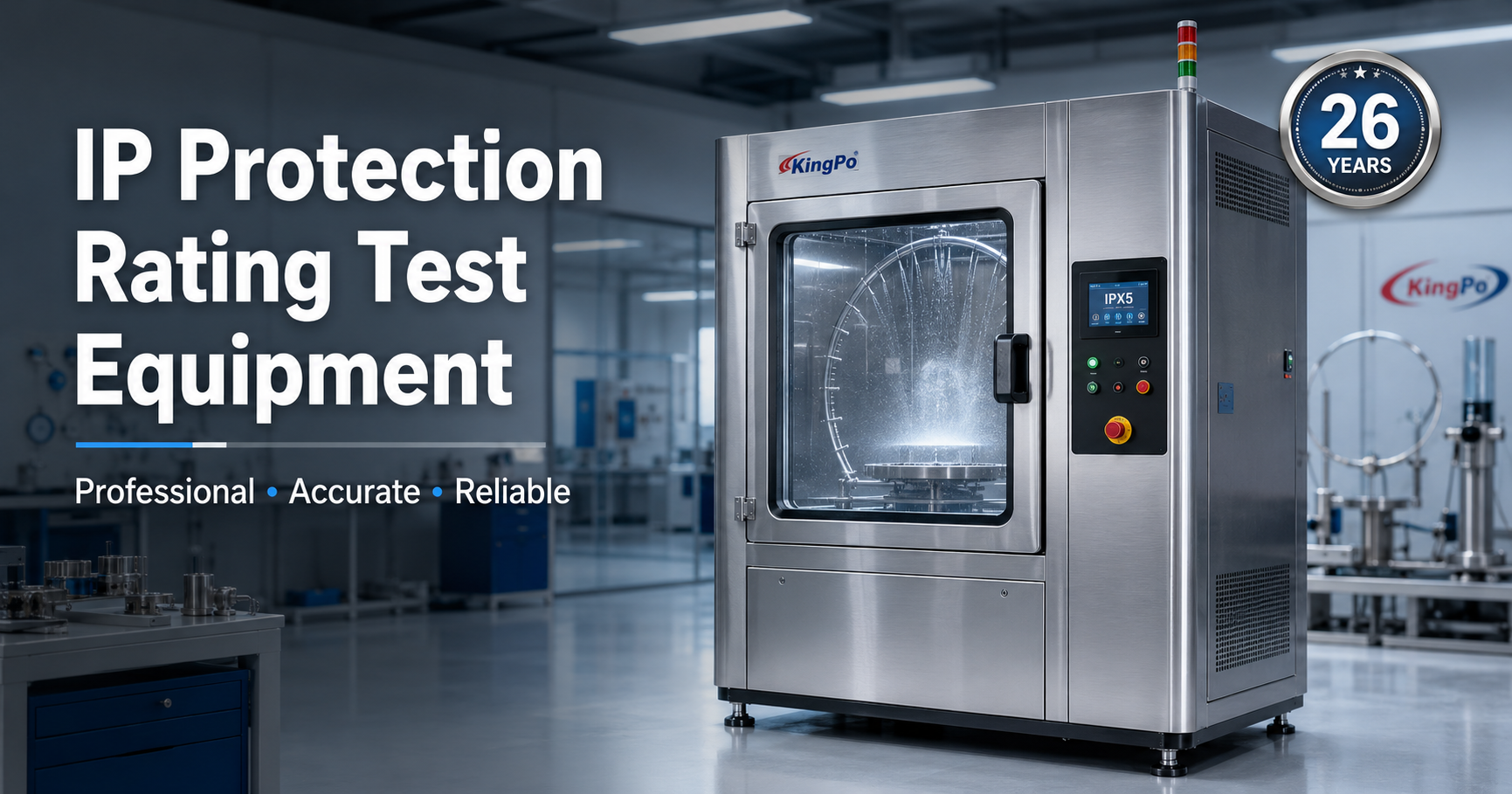 Professional IP protection rating test equipment by KingPo