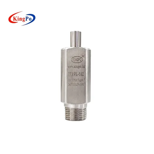 Close-up of IEC 60529 Figure 7 Fan Jet Nozzle โ KingPo