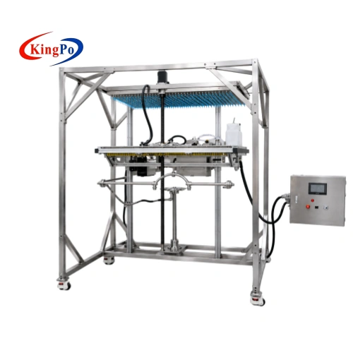 KINGPO IEC 60529 IPX1 IPX2 water ingress test equipment shown from an angled laboratory view