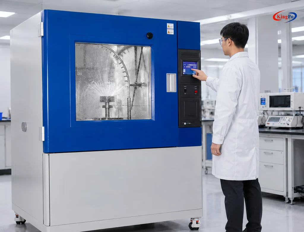 Laboratory Setup of IPX4 Splash Water Test Chamber IEC 60529