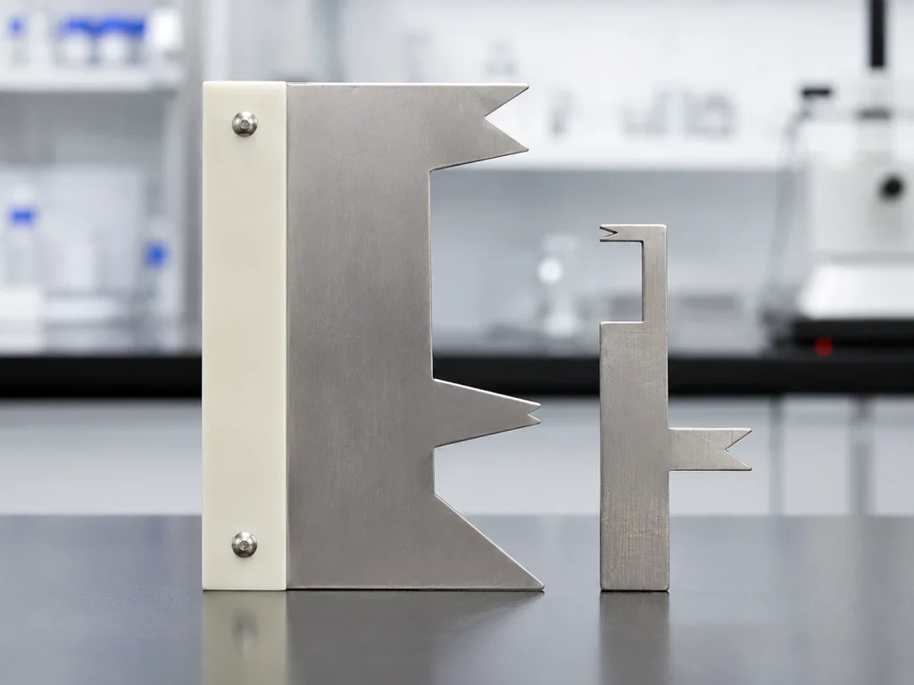 IEC 60695-11-3 and IEC 60695-11-5 flame height gauge set for test flame height calibration